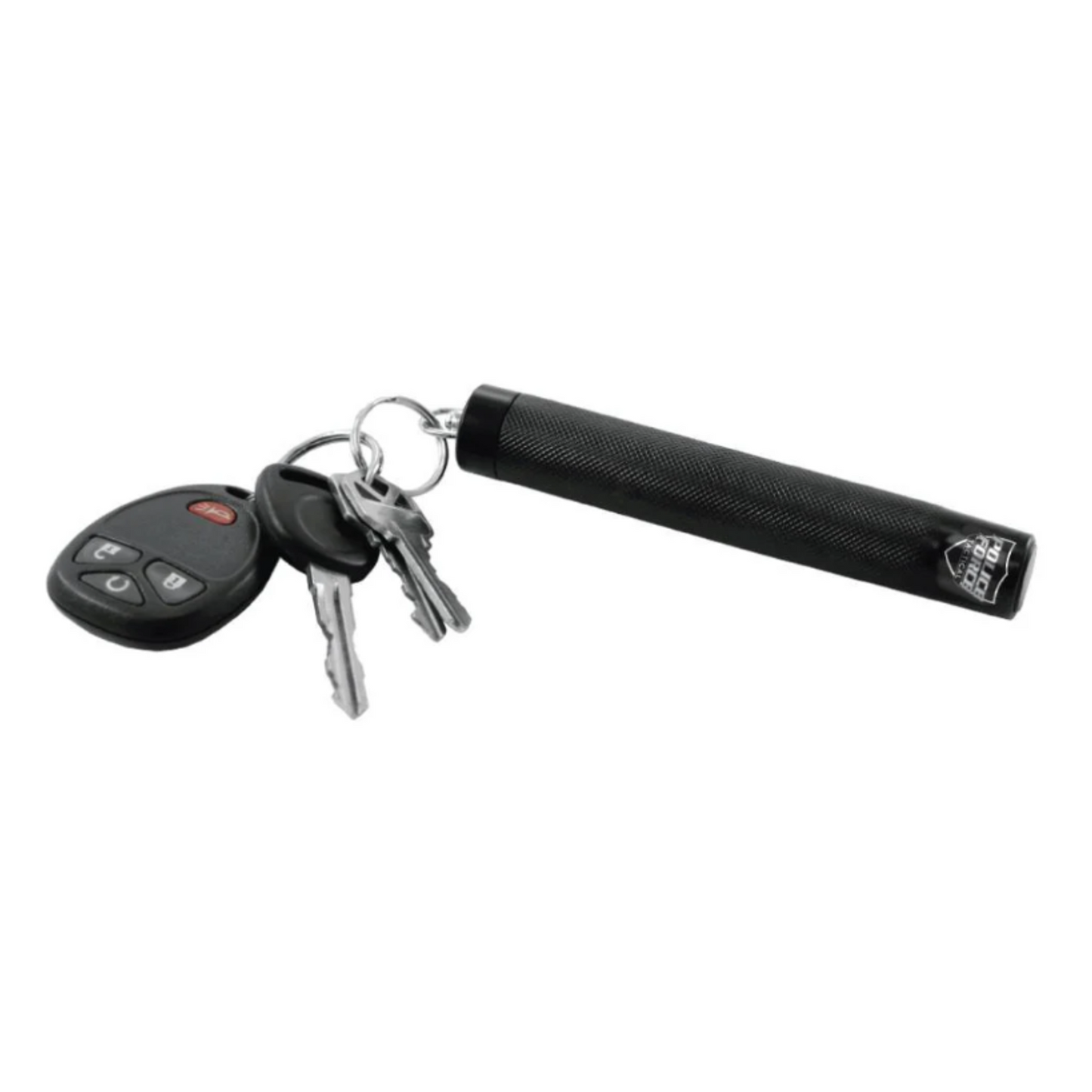 12" Expandable Steel Baton w/ Keyring