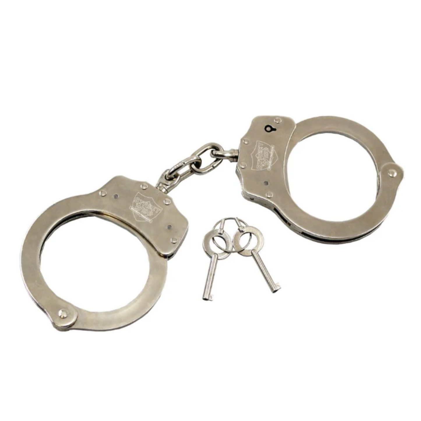 Nickel-plated Steel Handcuffs | Streetwise Security